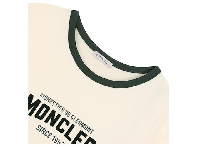 Moncler Logo Jersey T-Shirt Weiß - Ansicht 5