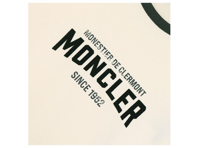 Moncler Logo Jersey T-Shirt Weiß - Ansicht 8