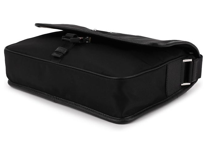 Prada Borsa a tracolla in pelle Saffiano e Re-Nylon - vista 6