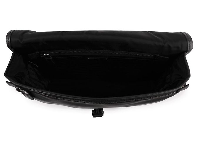 Prada Borsa a tracolla in pelle Saffiano e Re-Nylon - vista 7