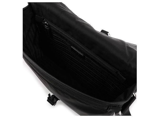 Prada Borsa a tracolla in pelle Saffiano e Re-Nylon - vista 8