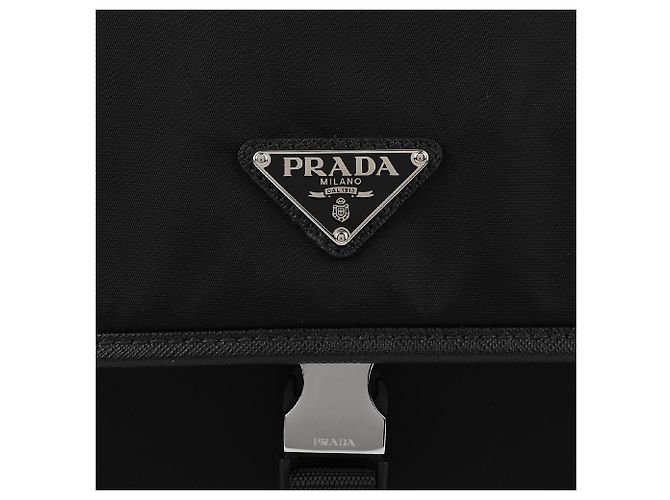Prada Borsa a tracolla in pelle Saffiano e Re-Nylon - vista 9