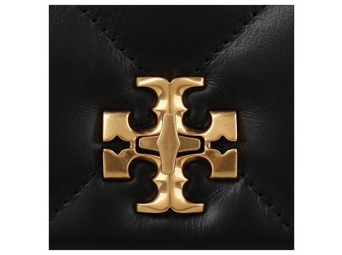 Tory Burch Mini mochila acolchoada Kira Diamond Preto - vista 9