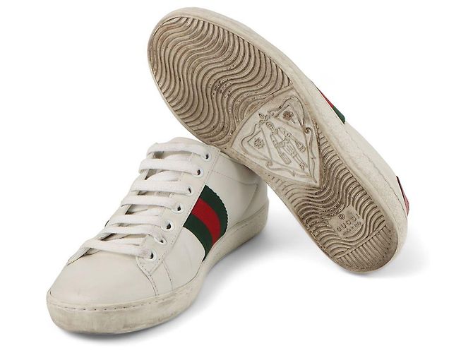 Gucci Zapatillas Ace Bee - vista 7