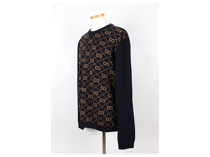 Gucci Wool Knit Sweater XXL Black - view 2