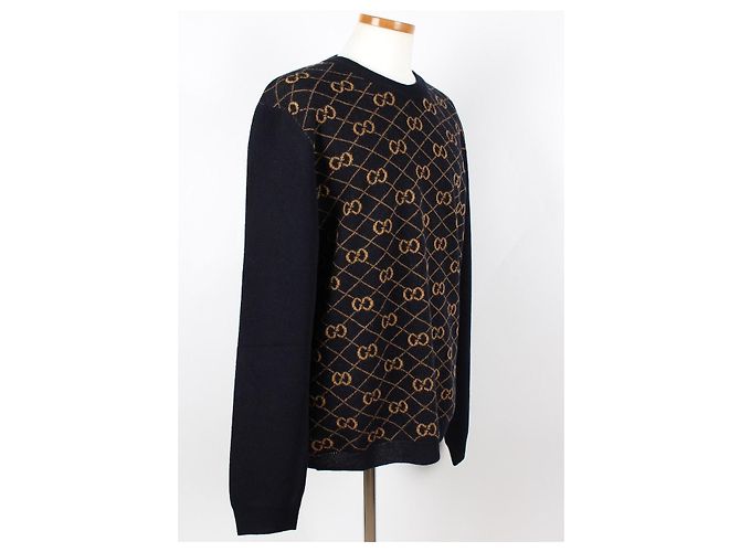 Gucci Wool Knit Sweater XXL Black - view 5