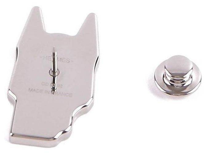 Hermès Cheval Masque Badge Silber - Ansicht 9