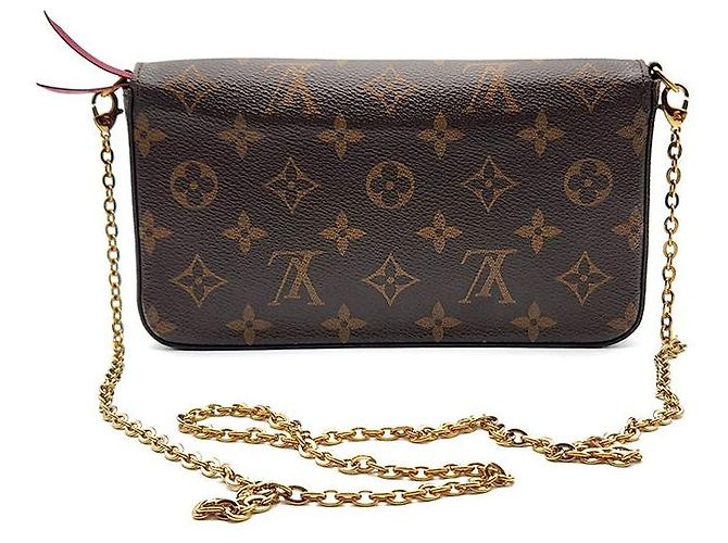 Louis Vuitton Pochette Felicie Monogram Nero - vista 3