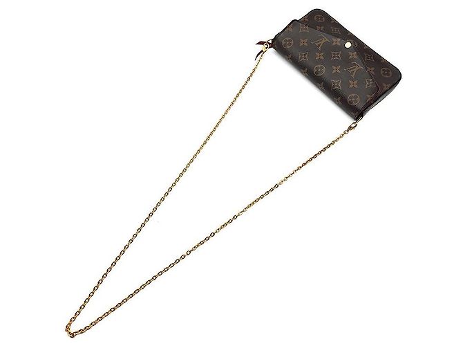 Louis Vuitton Pochette Felicie Monogram Nero - vista 4
