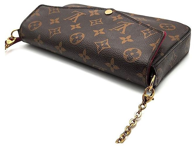 Louis Vuitton Pochette Felicie Monogram Nero - vista 6