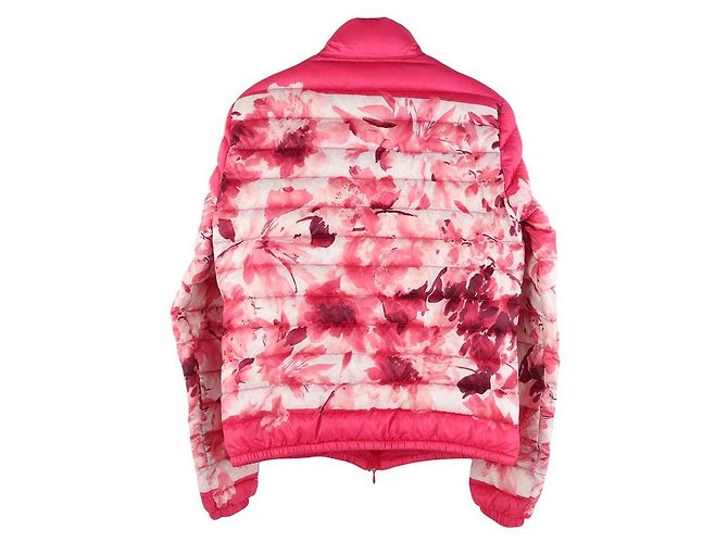 Leichte Steppjacke mit Blumenmuster Moncler ALISIA Größe Rot - Ansicht 2