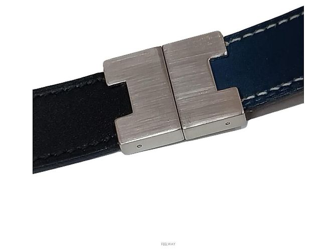 Hermès Pulsera de plata para mujer Azul - vista 3