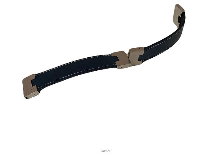 Hermès Pulsera de plata para mujer Azul - vista 6