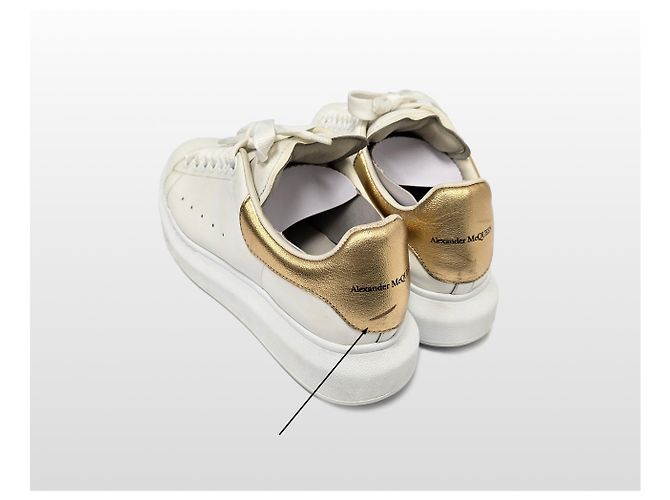 Alexander Mcqueen Sneaker Oversole da donna Bianco - vista 15