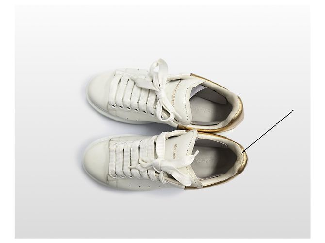 Alexander Mcqueen Sneaker Oversole da donna Bianco - vista 16