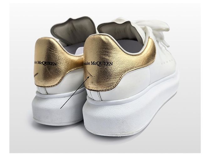 Alexander Mcqueen Sneaker Oversole da donna Bianco - vista 7