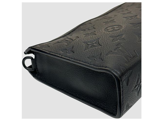 Louis Vuitton Cartera de muñeca Gas Tank Black Negro - vista 4