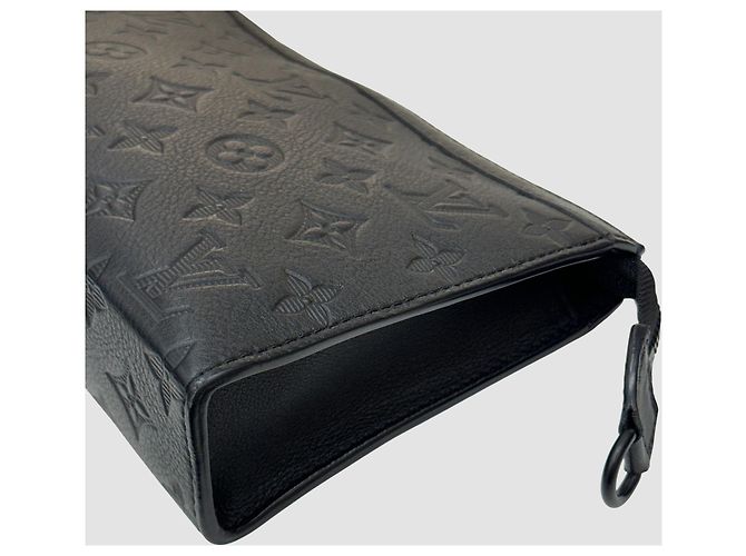 Louis Vuitton Cartera de muñeca Gas Tank Black Negro - vista 5
