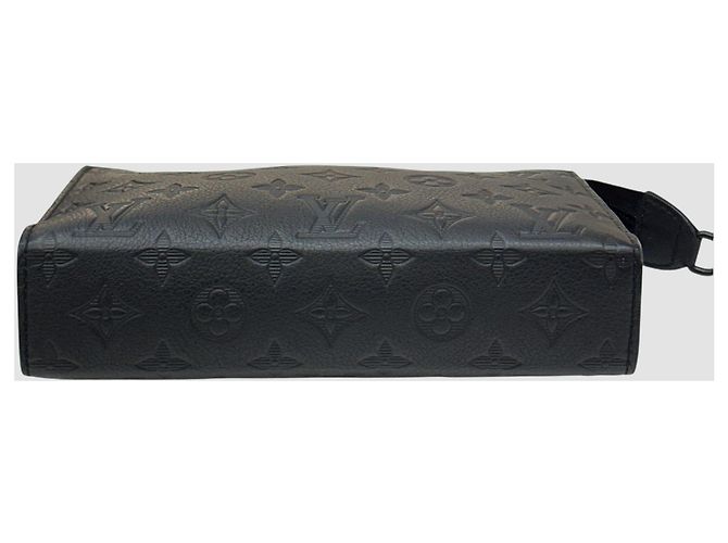 Louis Vuitton Cartera de muñeca Gas Tank Black Negro - vista 8