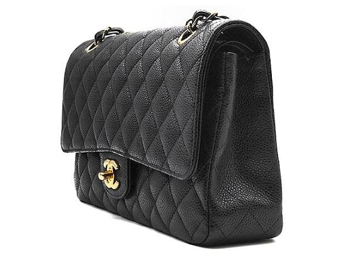 Chanel Caviar Classic Medium Nero - vista 2