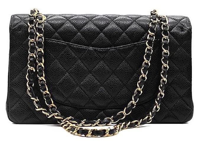 Chanel Caviar Classic Medium Nero - vista 3