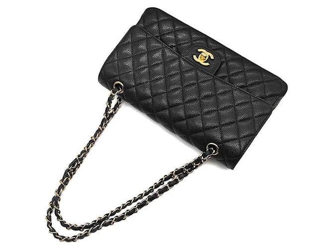 Chanel Caviar Classic Medium Nero - vista 4