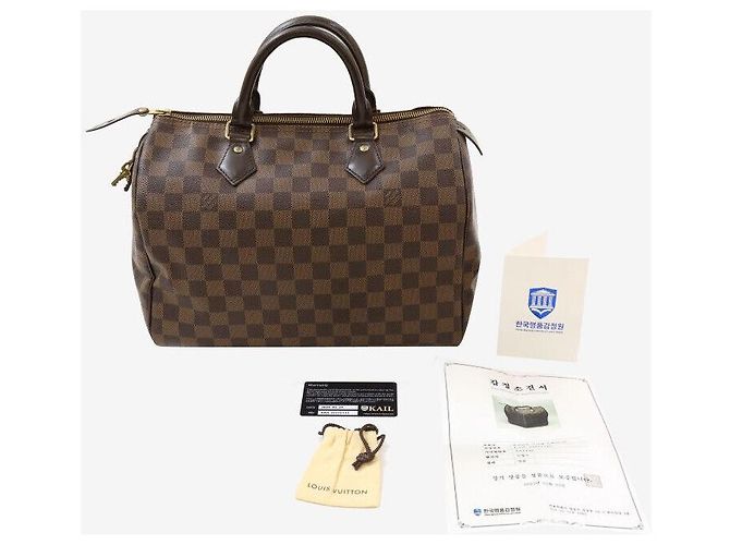 Louis Vuitton Speedy Damier Castaño - vista 8