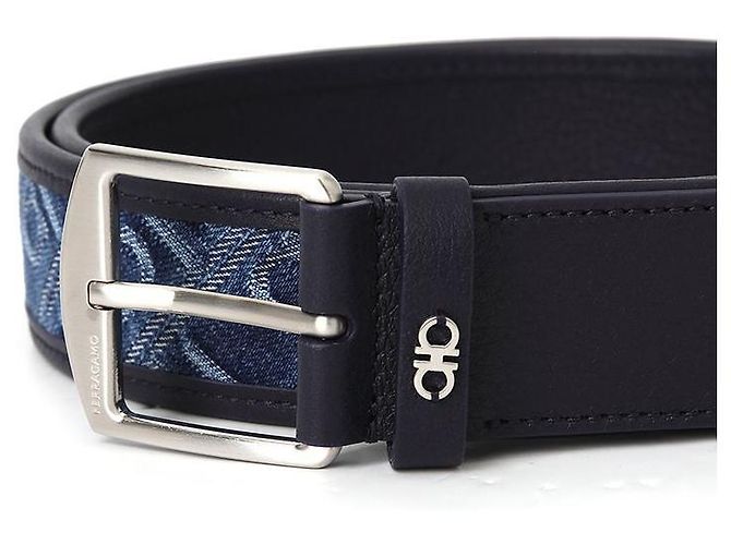 Salvatore Ferragamo Cintura Monogram da uomo Nero - vista 6