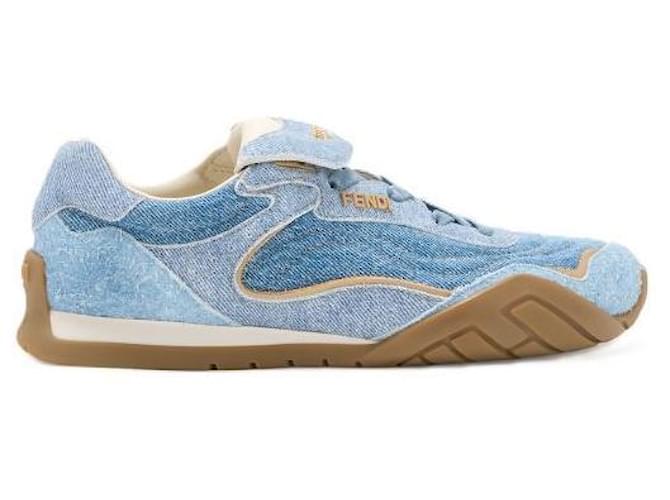 Fendi Sneakers Wave Pulse Blu - vista 3