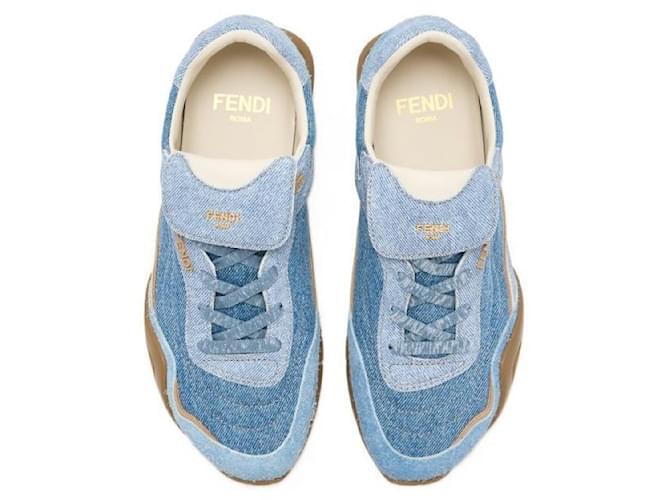 Fendi Sneakers Wave Pulse Blu - vista 5