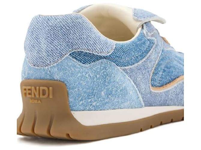 Fendi Sneakers Wave Pulse Blu - vista 6