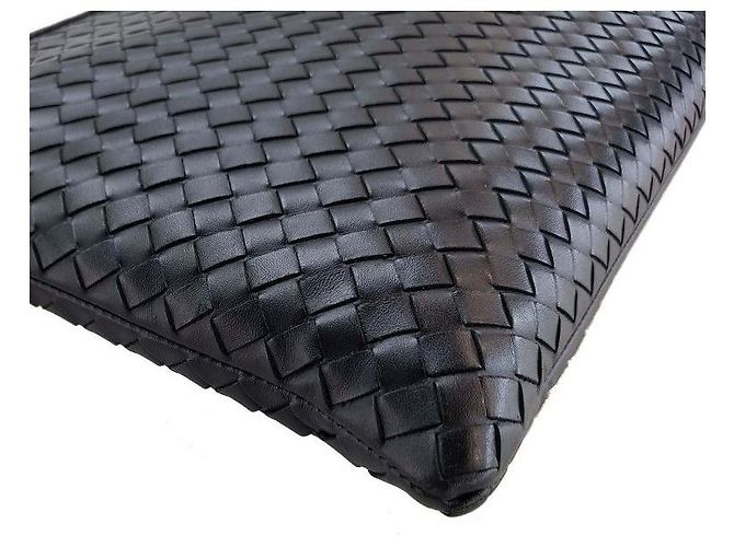 Bottega Veneta Clutch in rete Nero - vista 5
