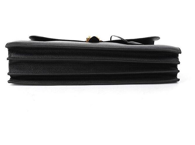 Hermès Saca de Pêche Black Gold Nero - vista 5