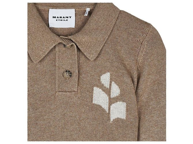 Isabel Marant Polo de punto Nora Naranja - vista 3