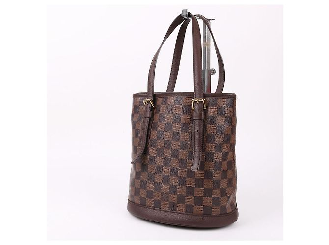 Louis Vuitton Borsa a Spalla Bucket Mare Damier Rosso - vista 3
