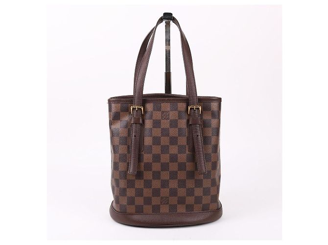 Louis Vuitton Borsa a Spalla Bucket Mare Damier Rosso - vista 5