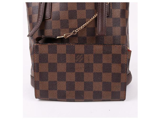 Louis Vuitton Borsa a Spalla Bucket Mare Damier Rosso - vista 7