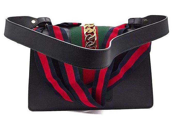 Gucci Sylvie Small Negro - vista 3