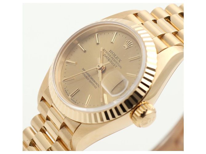 Rolex Lady Gold Datejust Small Index Golden - Ansicht 11