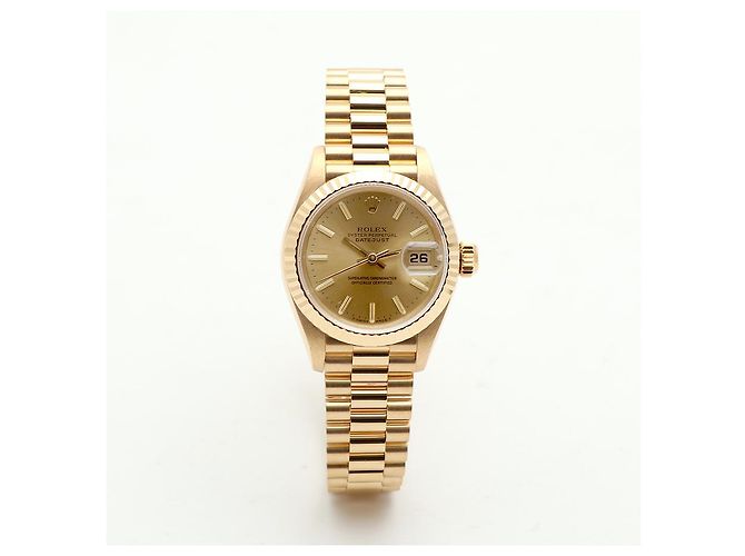 Rolex Lady Gold Datejust Small Index Golden - Ansicht 16