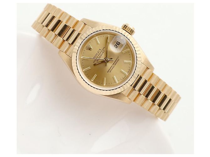 Rolex Lady Gold Datejust Small Index Golden - Ansicht 21
