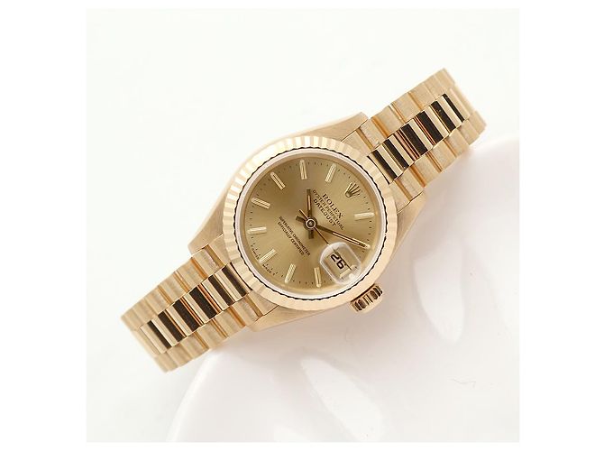 Rolex Lady Gold Datejust Small Index Golden - Ansicht 22