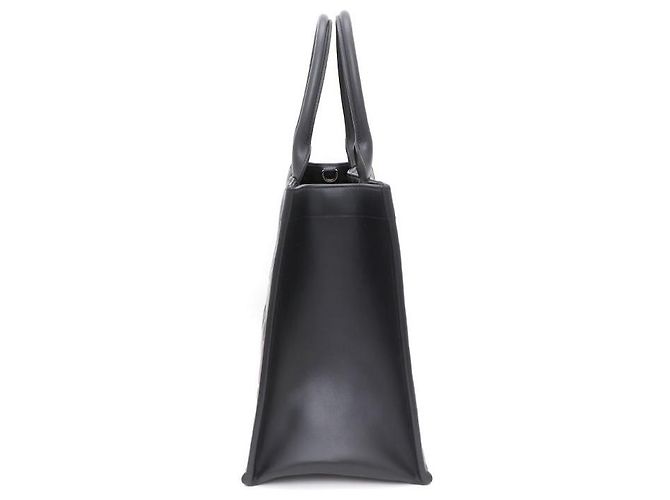 Dior Borsa Book Tote Medium in Cannage Macro Nero - vista 3