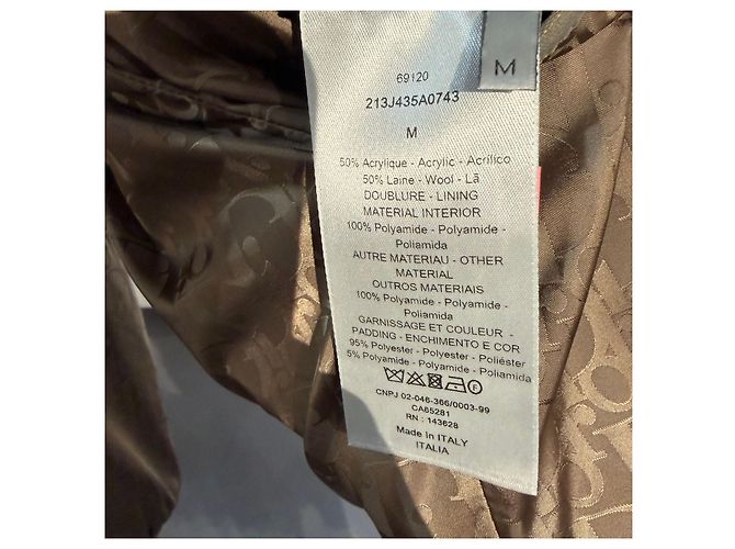 Dior Reversible Fleece-Jacke Braun - Ansicht 6
