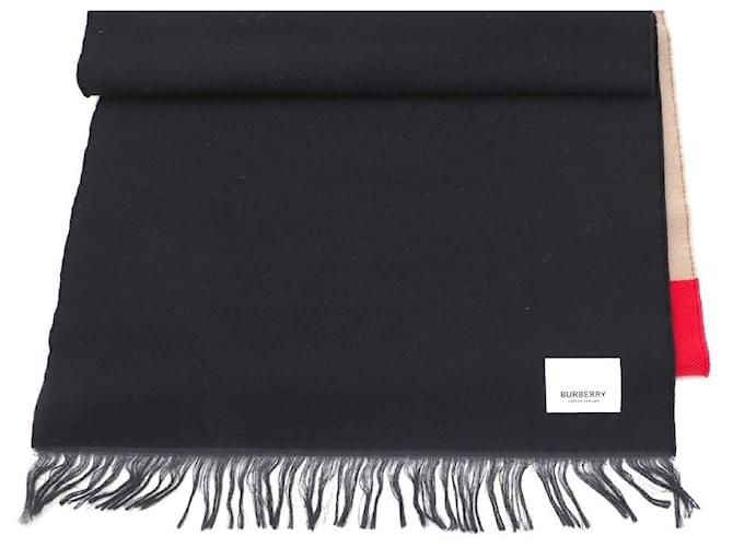 Burberry Sciarpa in lana e seta jacquard con logo Marrone - vista 6