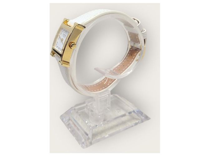Hermès Apple Hour Watch Mini weißvergoldet - Ansicht 2