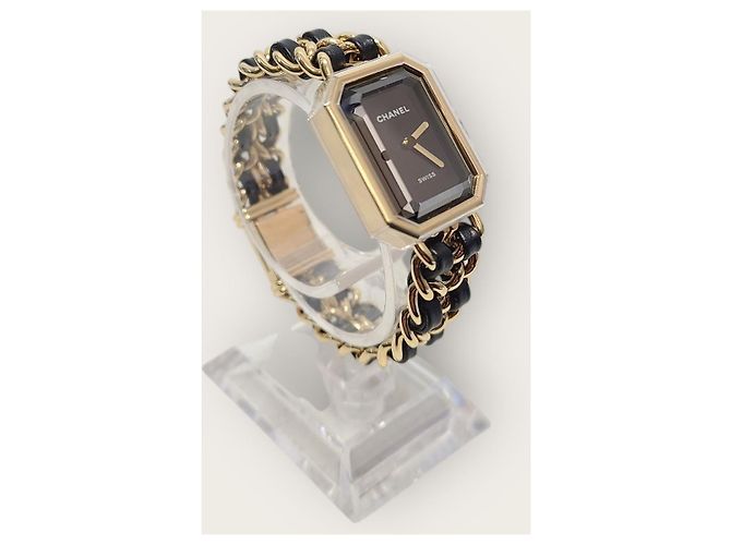 Chanel Orologio Première Originale in Oro Giallo e Nero - vista 2