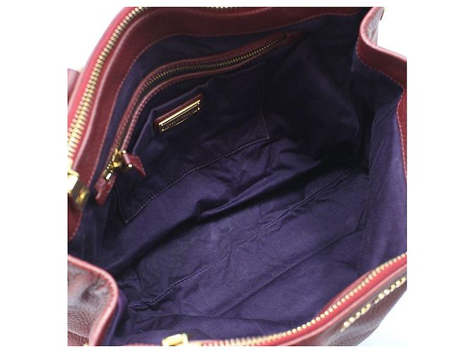 Miu Miu Borsa a tracolla Vitello Caribou color oro Rosso - vista 10
