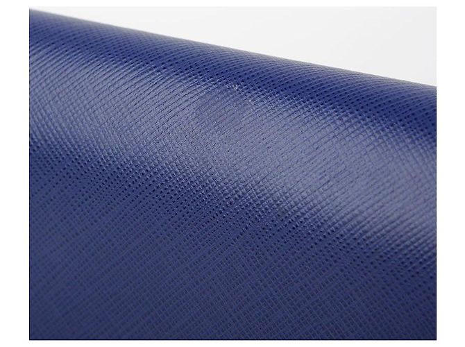 Salvatore Ferragamo Borsa a tracolla e crossbody Vara Genie in pelle Saffiano blu - vista 5