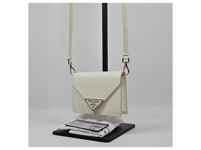 Prada Tarjetero con correa Saffiano Multicolor - vista 2